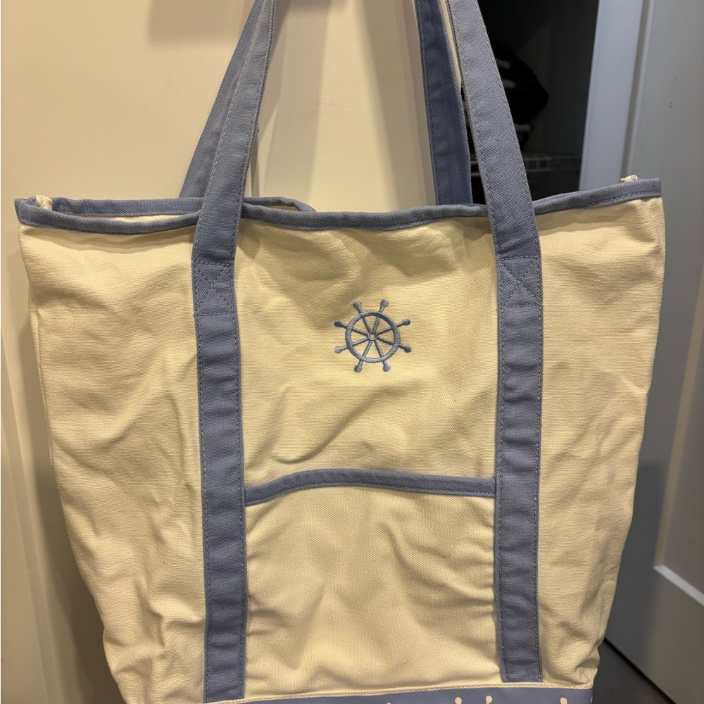 Nautical Canvas Tote Bag
